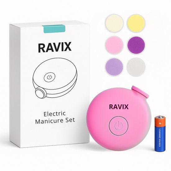 Ravix™ Elektrische Baby Nagelvijl (Roze)