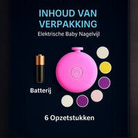 Ravix™ Elektrische Baby Nagelvijl (Roze)