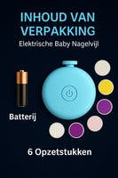 Ravix™ Elektrische Baby Nagelvijl (Blauw)