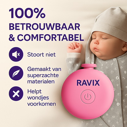 Ravix™ Elektrische Baby Nagelvijl (Roze)