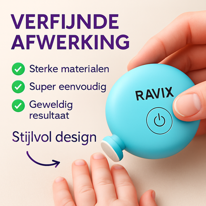 Ravix™ Elektrische Baby Nagelvijl (Blauw)