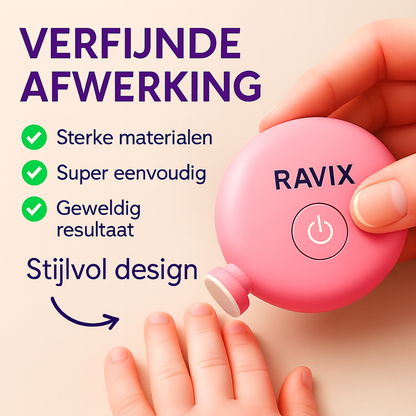 Ravix™ Elektrische Baby Nagelvijl (Roze)